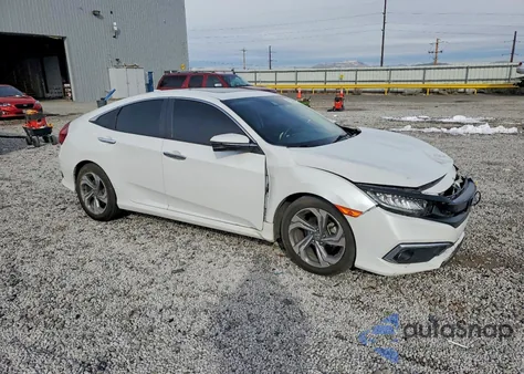 2019 Honda Civic Touring from USA, damaged, VIN JHMFC1F9XKX013053